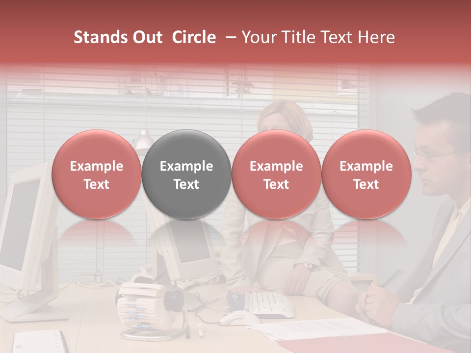 Evenings Man Rides PowerPoint Template