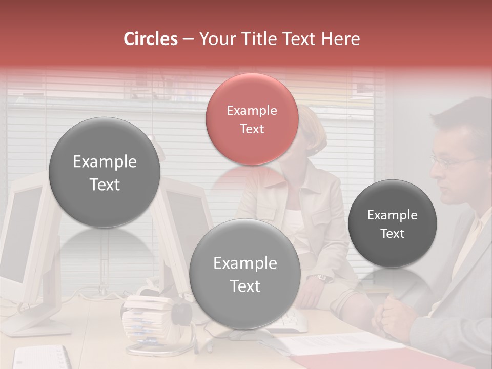 Evenings Man Rides PowerPoint Template