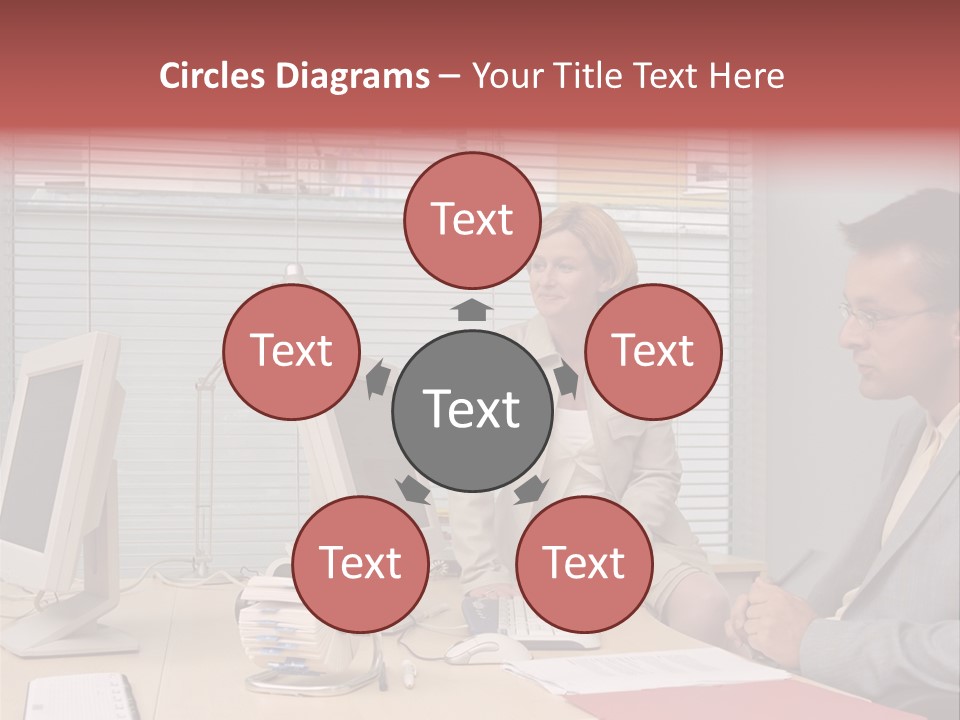 Evenings Man Rides PowerPoint Template