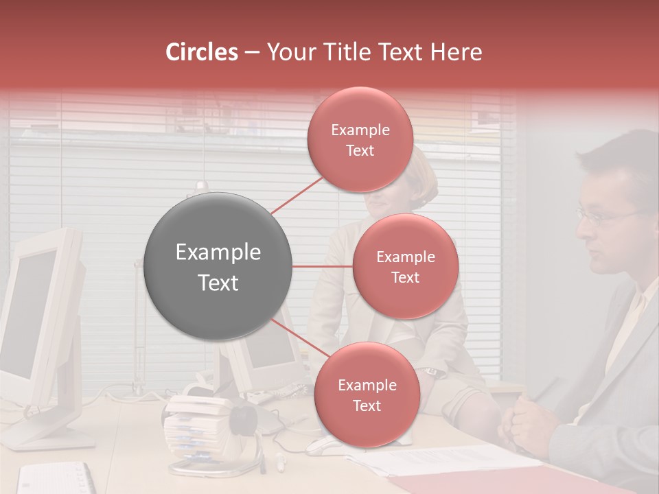 Evenings Man Rides PowerPoint Template