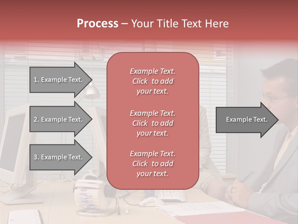 Evenings Man Rides PowerPoint Template