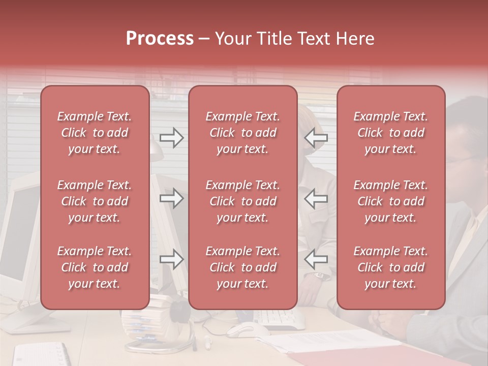 Evenings Man Rides PowerPoint Template