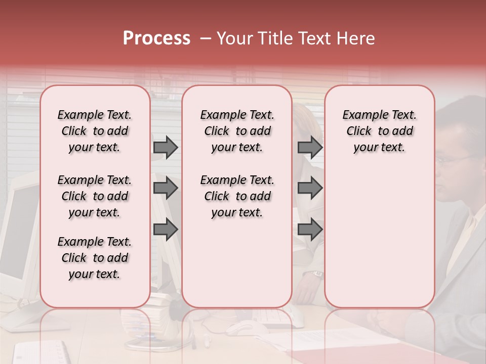 Evenings Man Rides PowerPoint Template