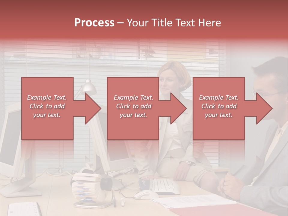 Evenings Man Rides PowerPoint Template