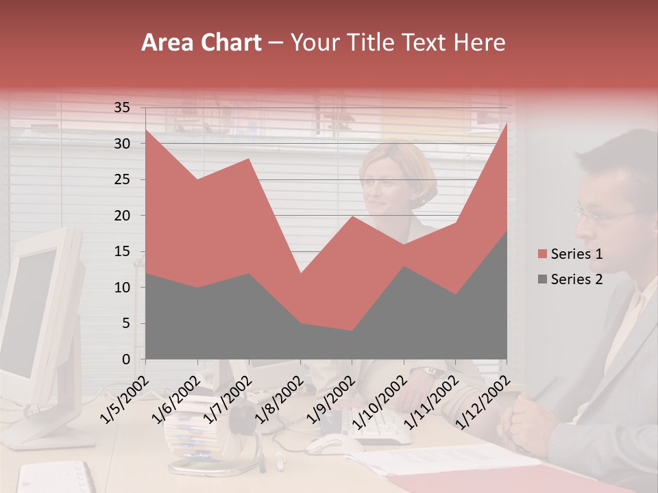 Evenings Man Rides PowerPoint Template