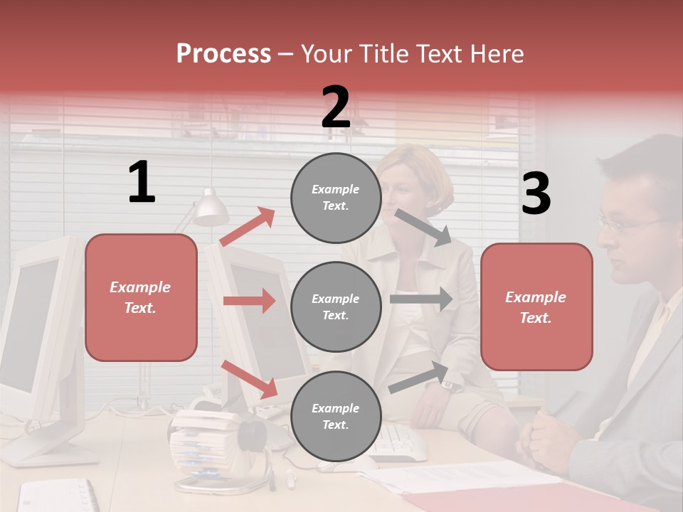 Evenings Man Rides PowerPoint Template
