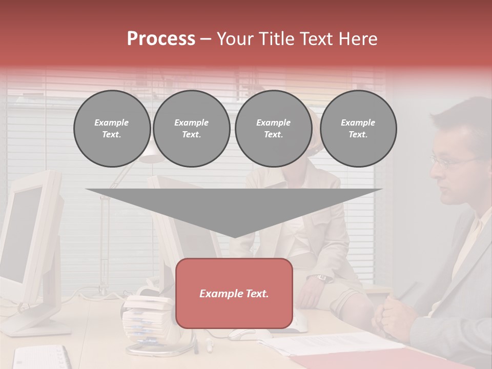 Evenings Man Rides PowerPoint Template