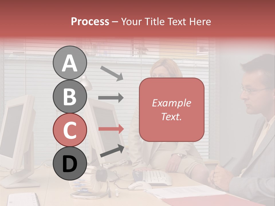 Evenings Man Rides PowerPoint Template