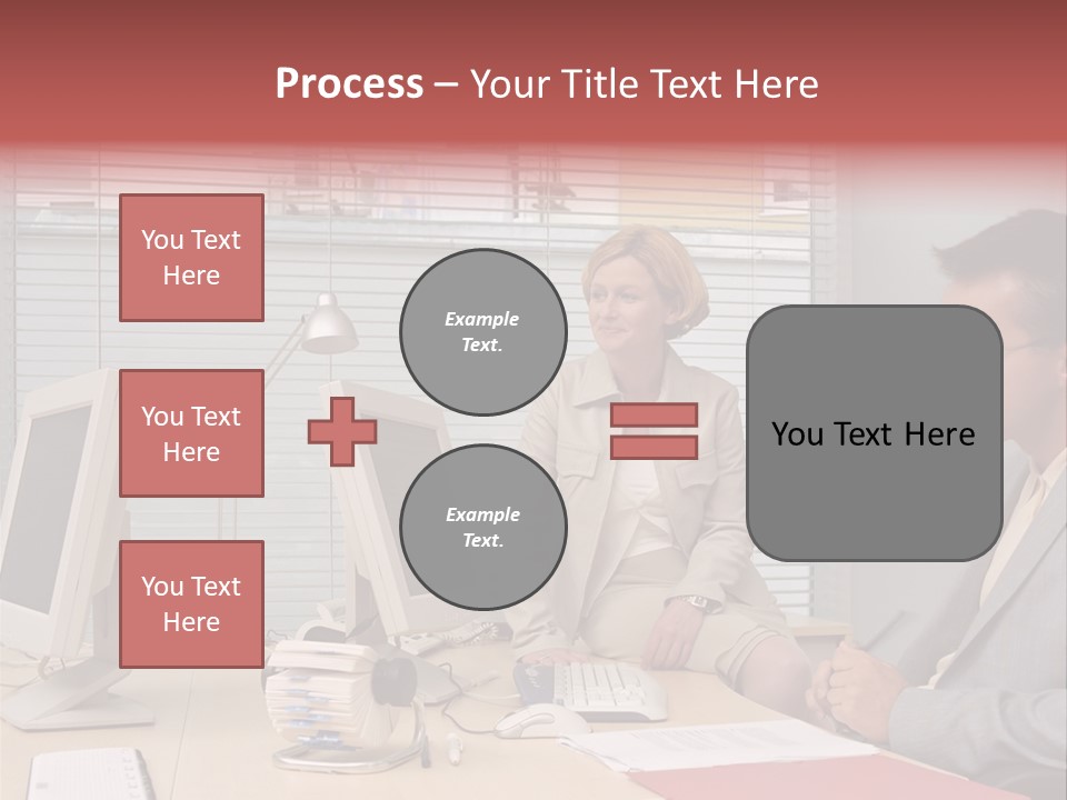 Evenings Man Rides PowerPoint Template
