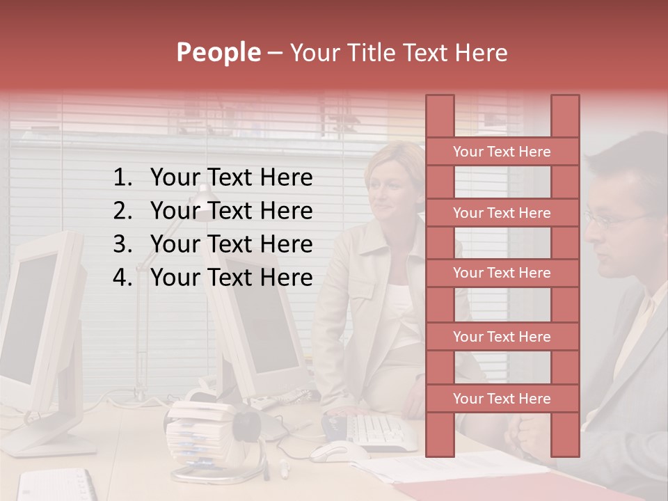 Evenings Man Rides PowerPoint Template
