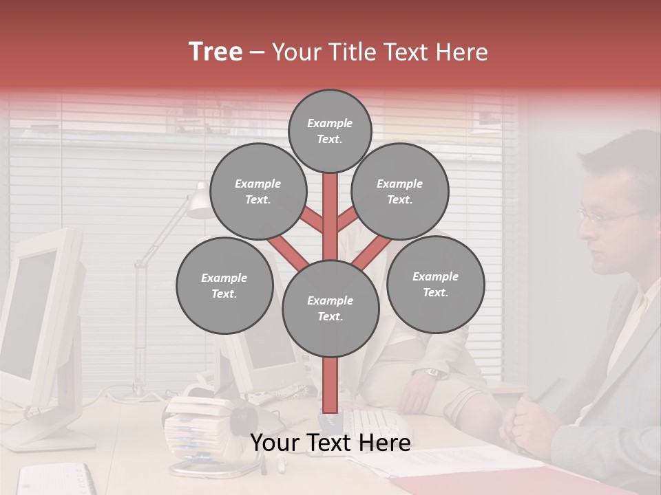 Evenings Man Rides PowerPoint Template