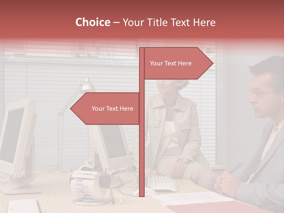 Evenings Man Rides PowerPoint Template