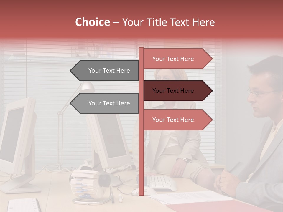 Evenings Man Rides PowerPoint Template