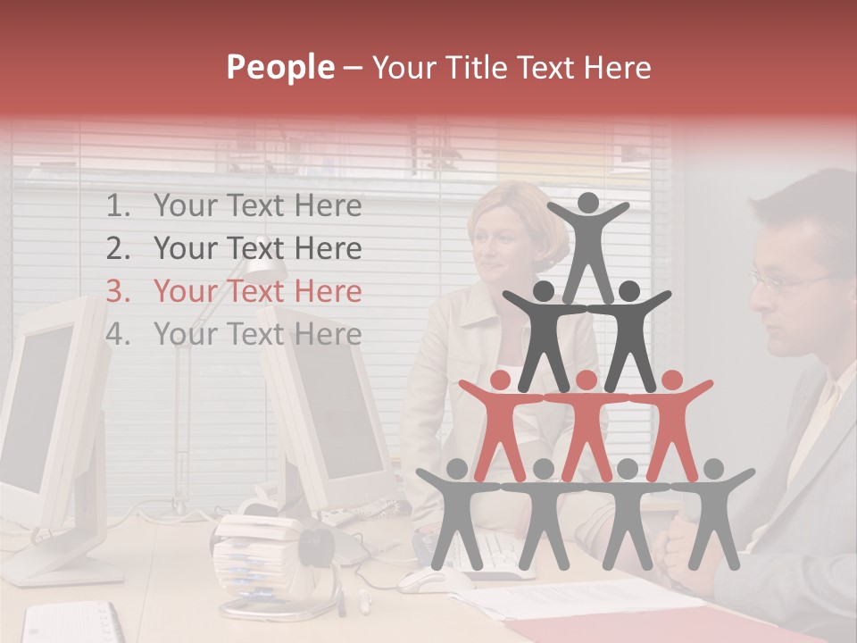 Evenings Man Rides PowerPoint Template