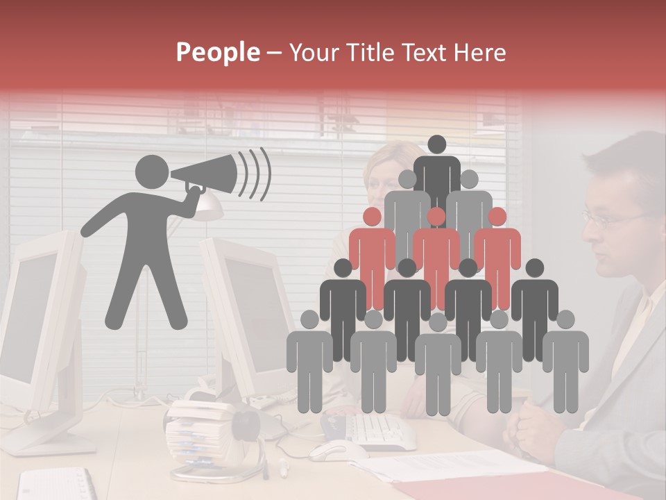 Evenings Man Rides PowerPoint Template