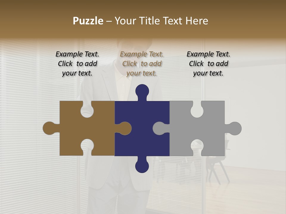 Lookingcamera Inside Posters PowerPoint Template