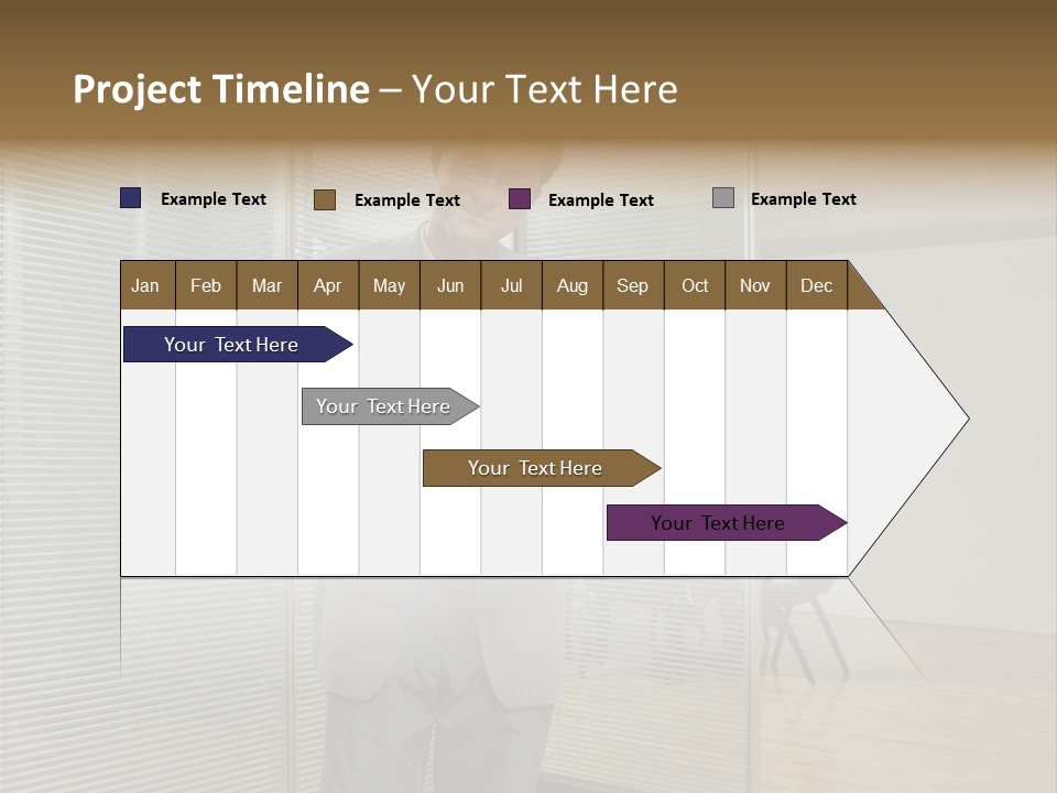 Lookingcamera Inside Posters PowerPoint Template