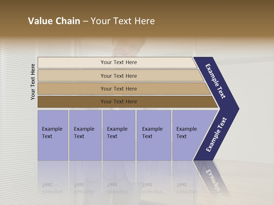 Lookingcamera Inside Posters PowerPoint Template