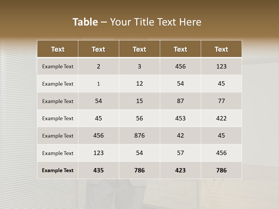 Lookingcamera Inside Posters PowerPoint Template