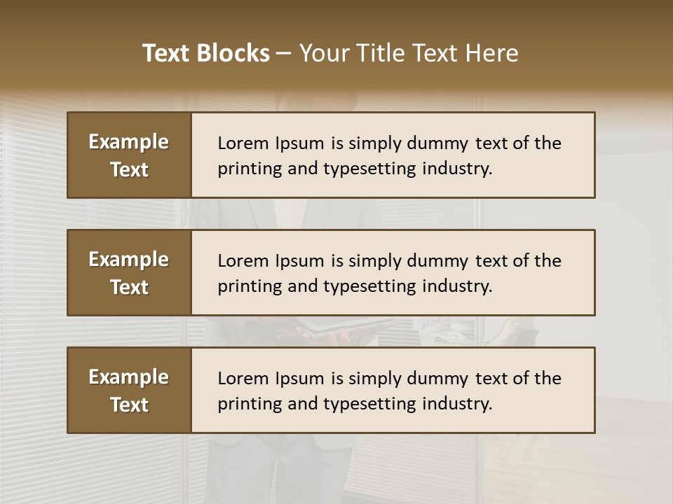 Lookingcamera Inside Posters PowerPoint Template