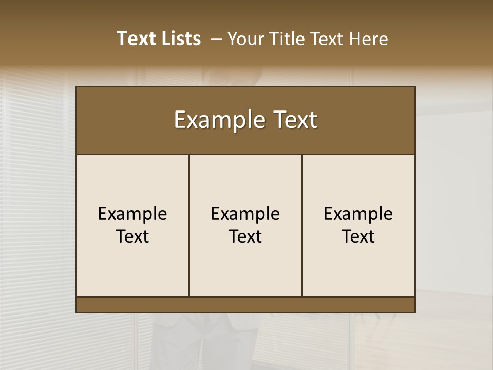 Lookingcamera Inside Posters PowerPoint Template