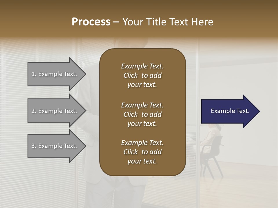 Lookingcamera Inside Posters PowerPoint Template