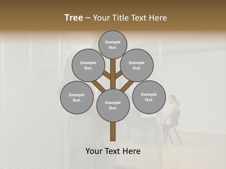 Lookingcamera Inside Posters PowerPoint Template