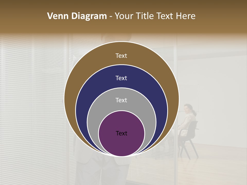 Lookingcamera Inside Posters PowerPoint Template