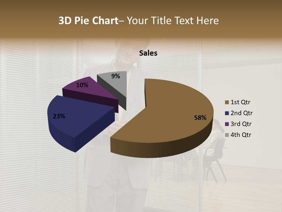 Lookingcamera Inside Posters PowerPoint Template