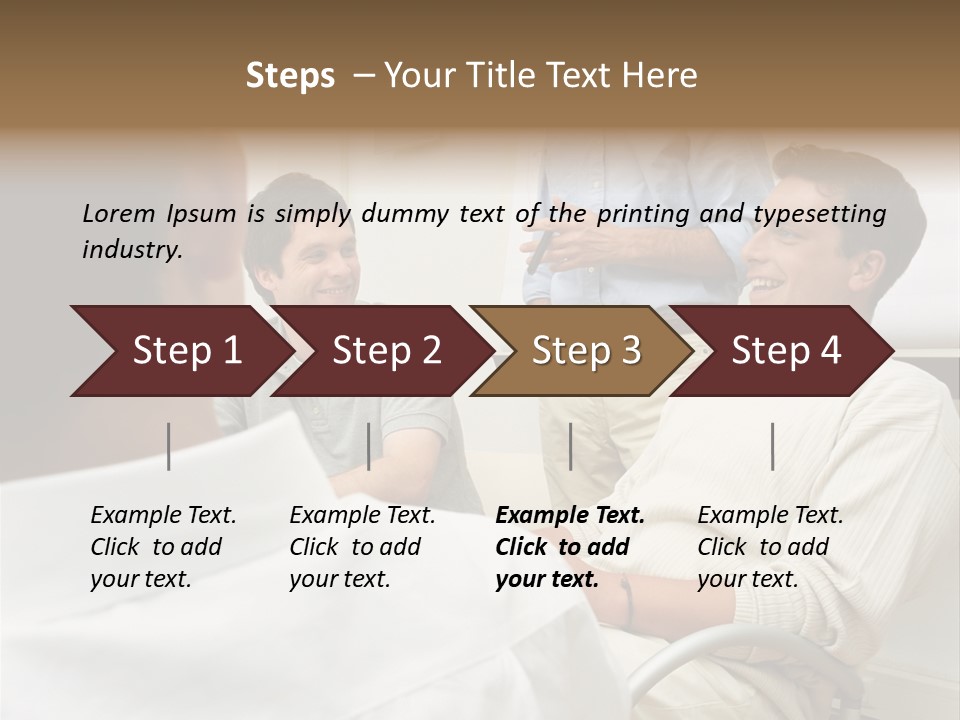 Happiness Working Stockphotos PowerPoint Template