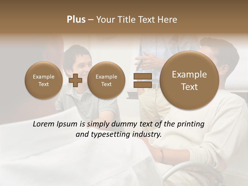 Happiness Working Stockphotos PowerPoint Template