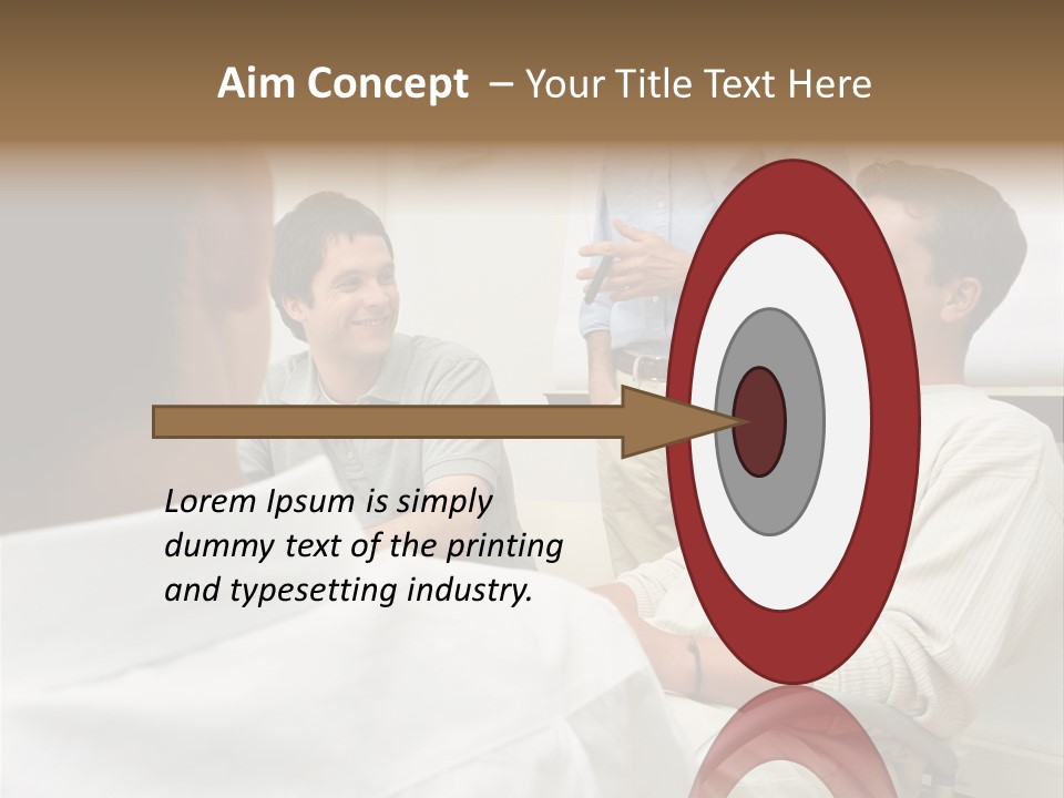 Happiness Working Stockphotos PowerPoint Template