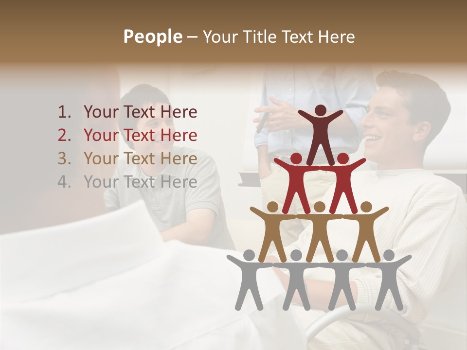 Happiness Working Stockphotos PowerPoint Template