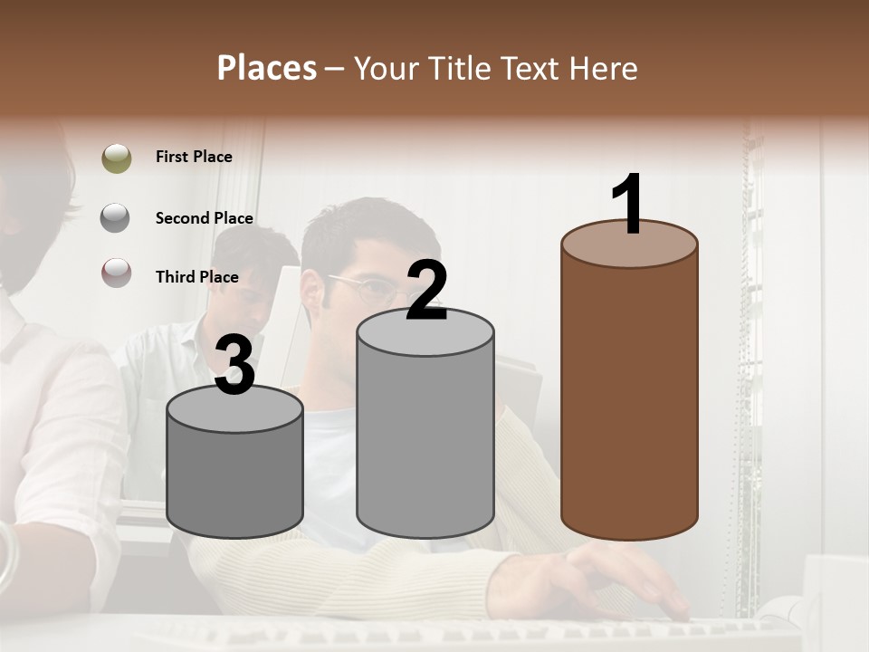 Occupation Desk Pictures PowerPoint Template