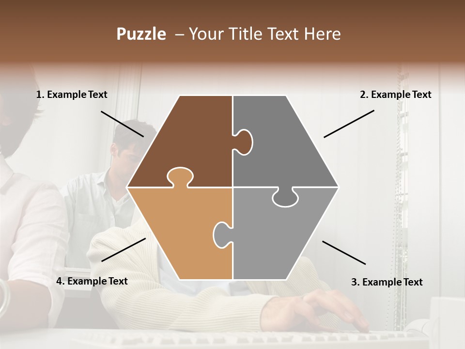 Occupation Desk Pictures PowerPoint Template