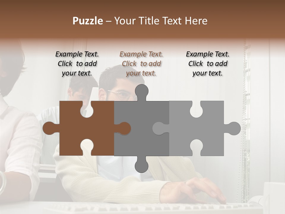 Occupation Desk Pictures PowerPoint Template