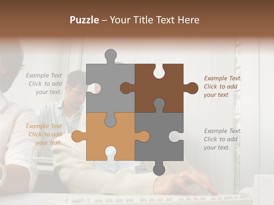 Occupation Desk Pictures PowerPoint Template