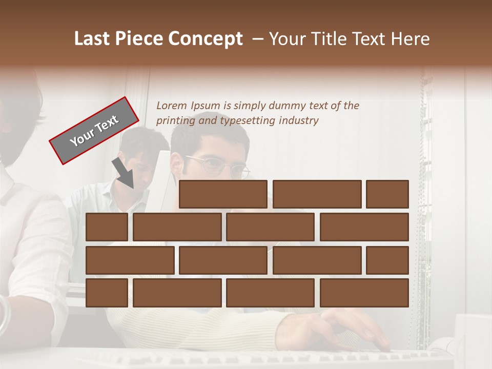 Occupation Desk Pictures PowerPoint Template