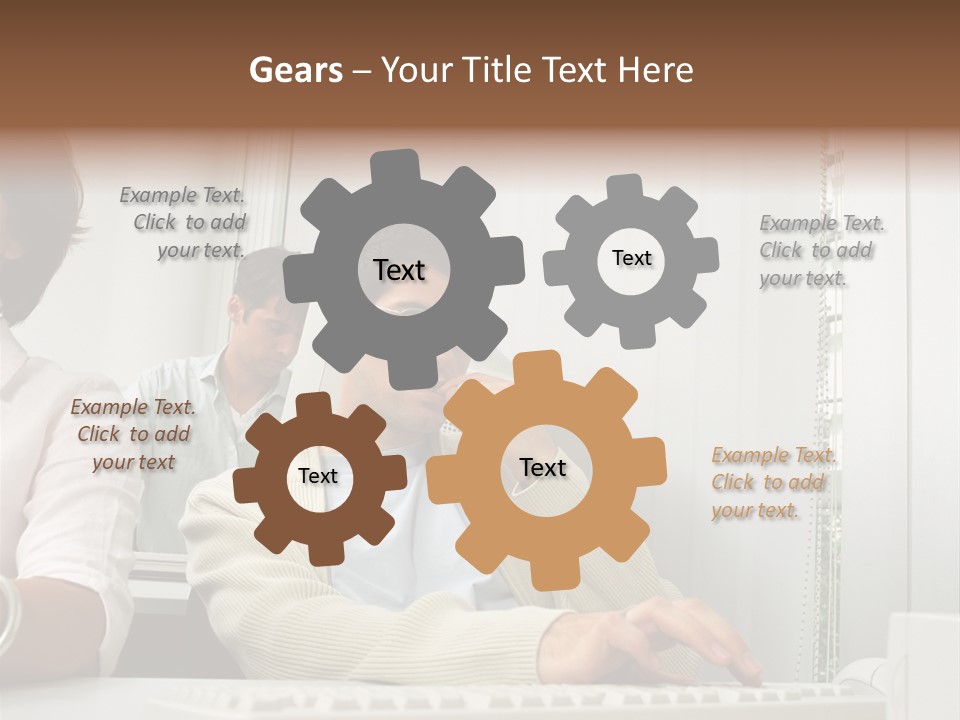 Occupation Desk Pictures PowerPoint Template