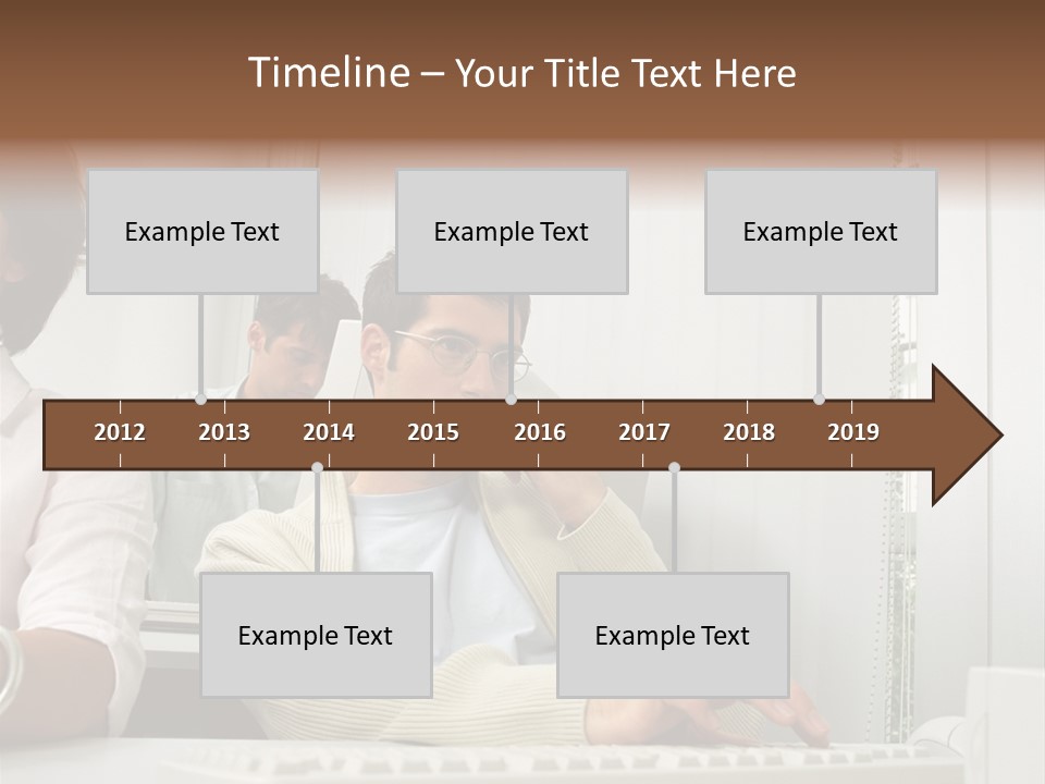 Occupation Desk Pictures PowerPoint Template
