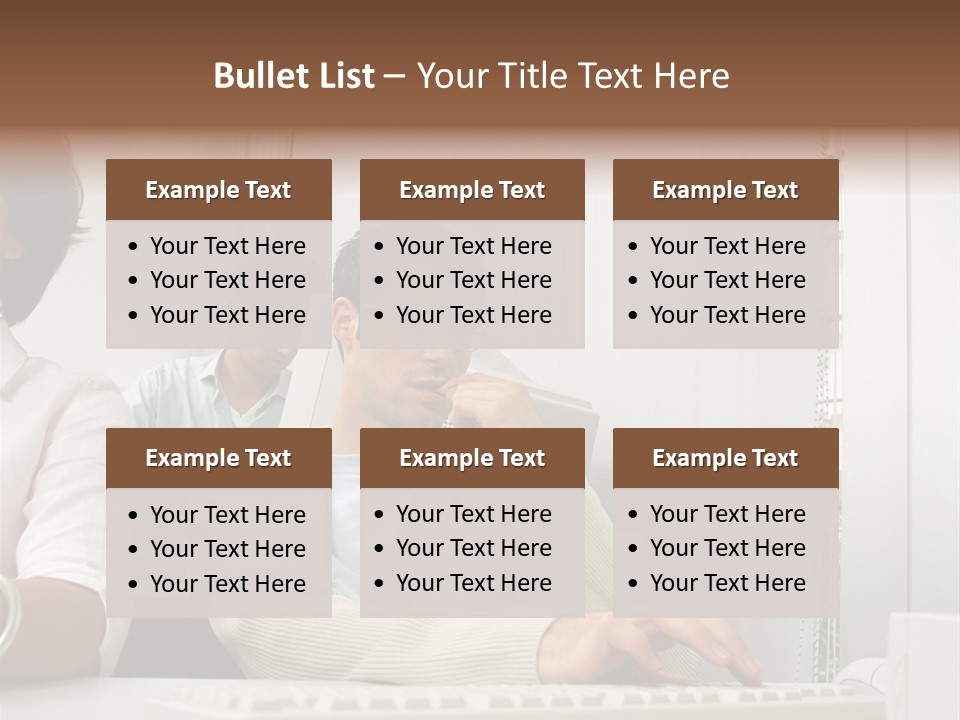 Occupation Desk Pictures PowerPoint Template