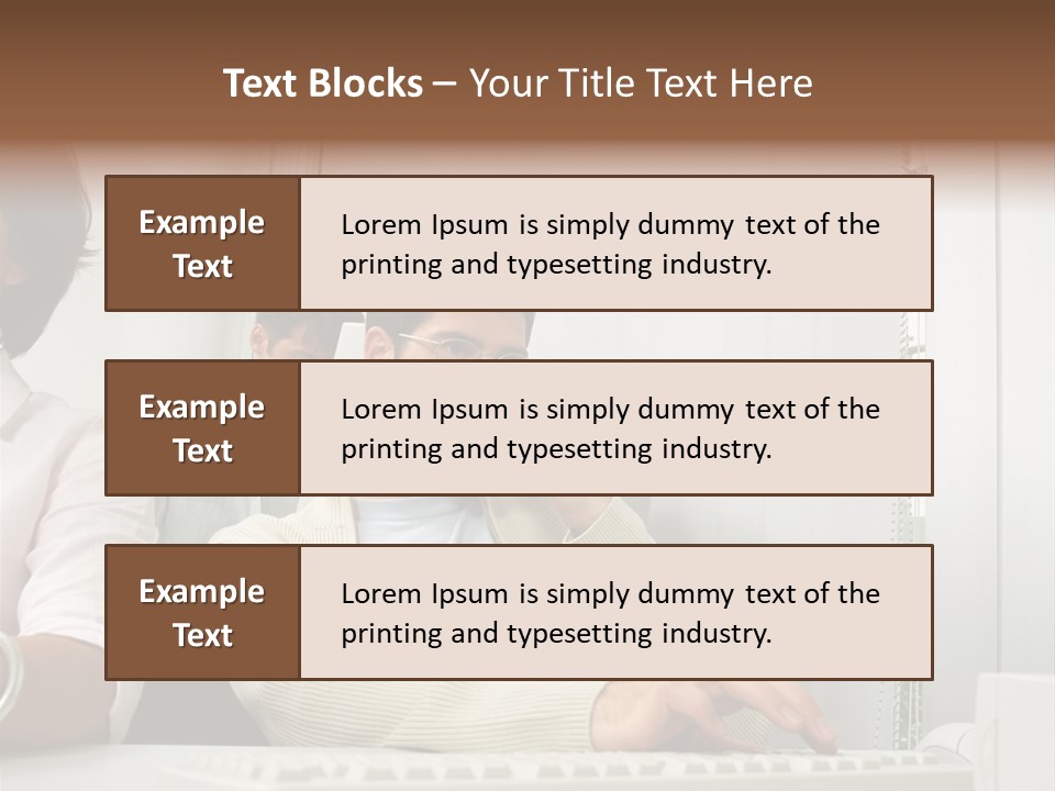 Occupation Desk Pictures PowerPoint Template
