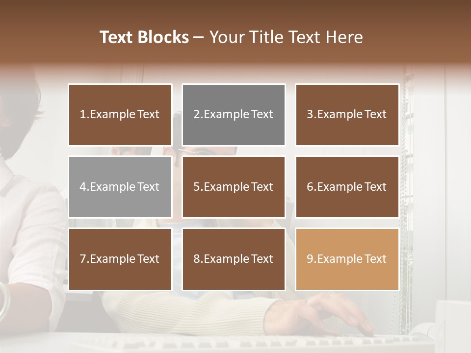 Occupation Desk Pictures PowerPoint Template