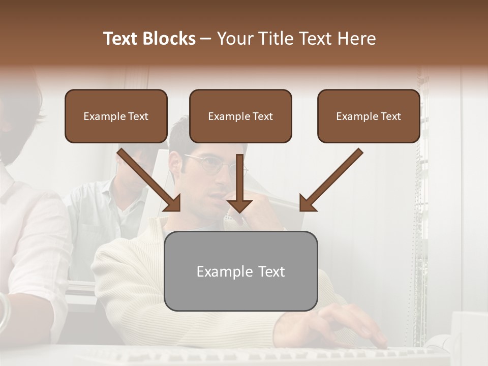 Occupation Desk Pictures PowerPoint Template