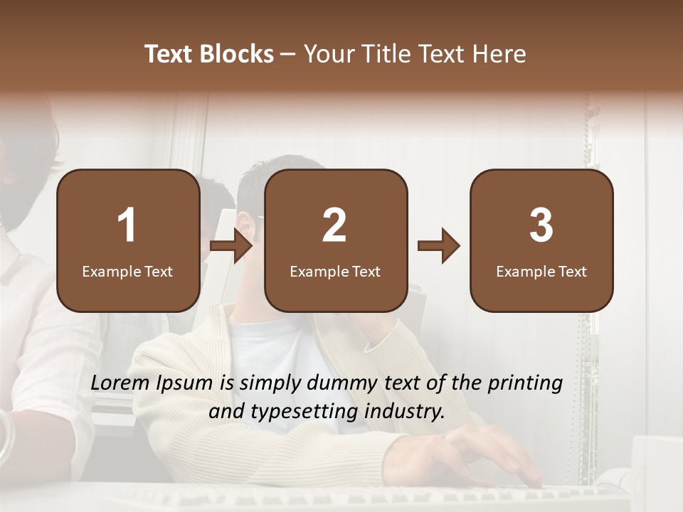 Occupation Desk Pictures PowerPoint Template