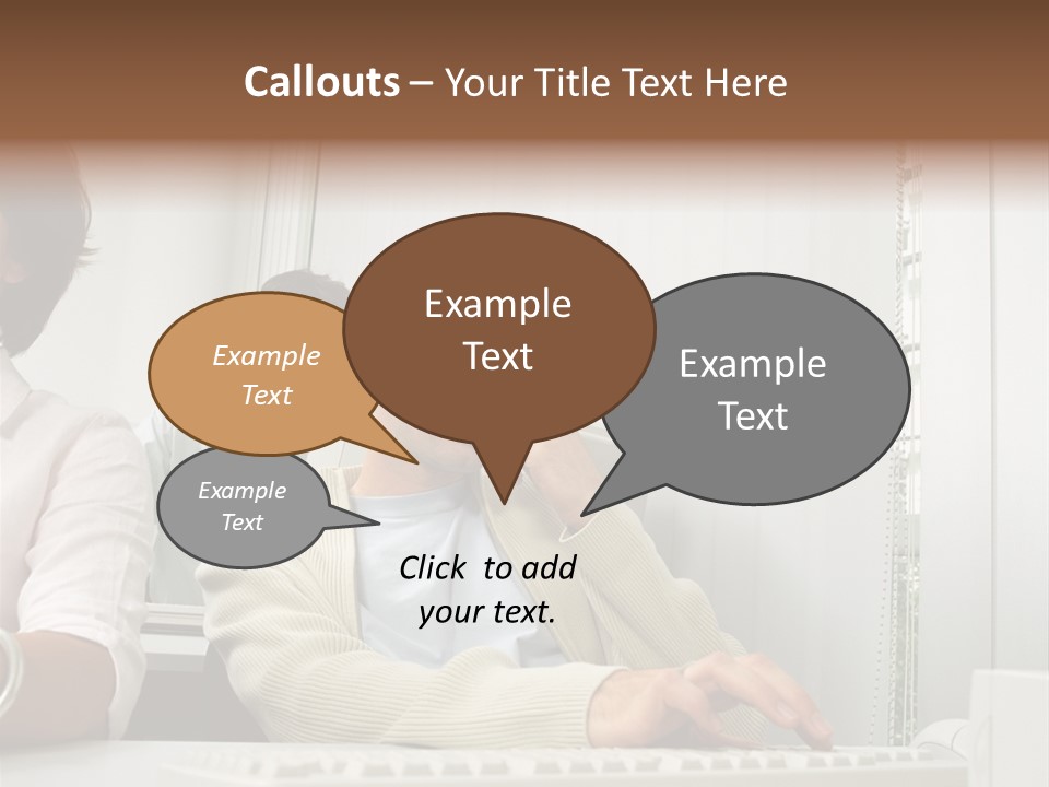 Occupation Desk Pictures PowerPoint Template