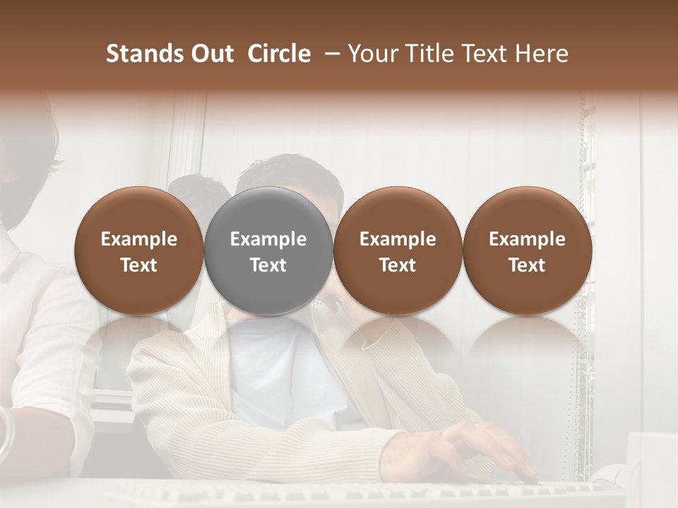 Occupation Desk Pictures PowerPoint Template