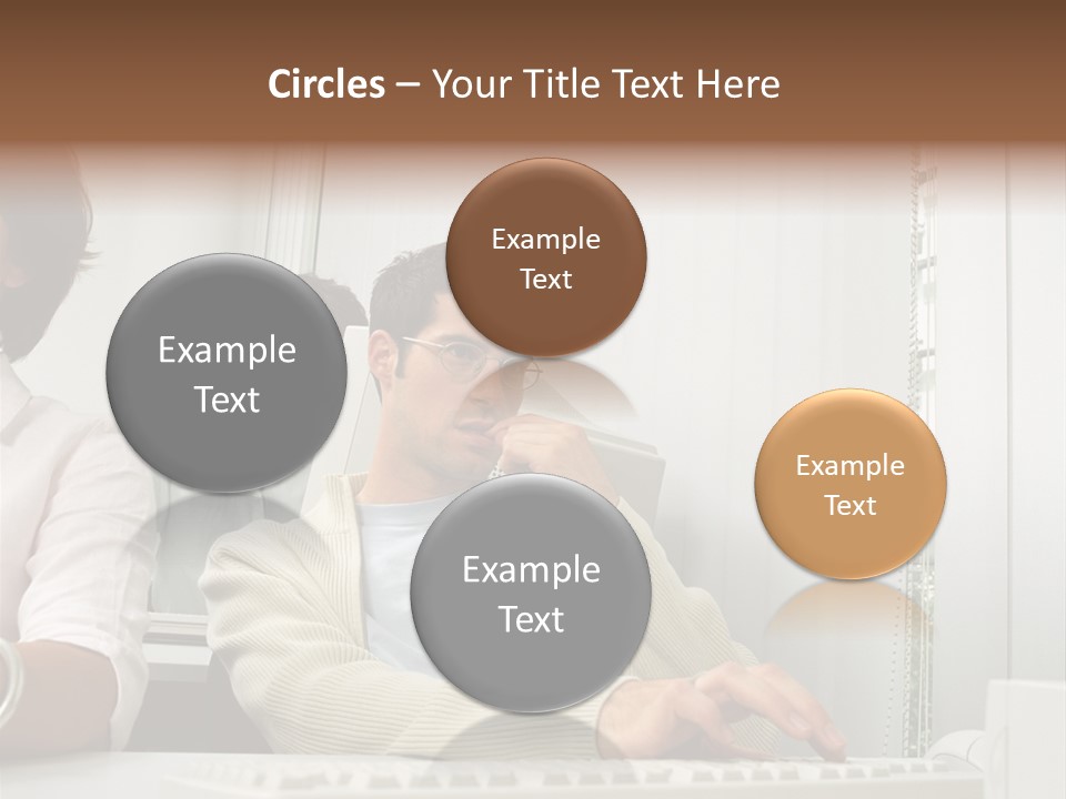 Occupation Desk Pictures PowerPoint Template
