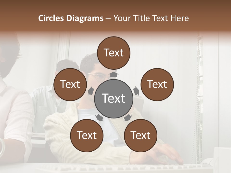 Occupation Desk Pictures PowerPoint Template