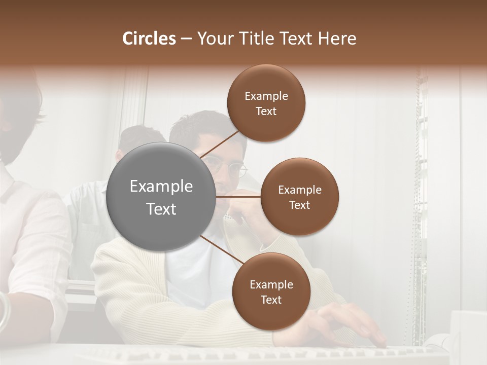 Occupation Desk Pictures PowerPoint Template